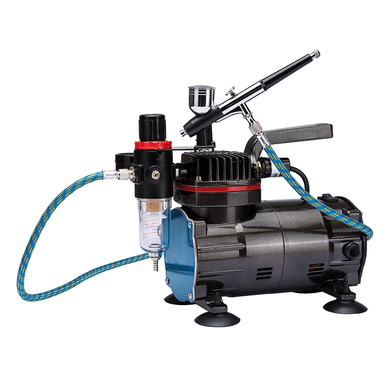 Аэрограф компрессор комплект TC-822K 1/6HP для хобб y tattoo.ca ke украшения. Поделки