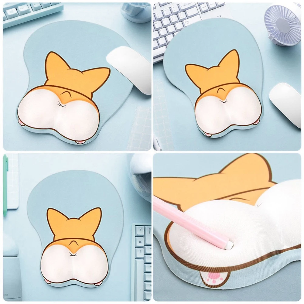 Memory Foam Gel Wrist Rest Pad New Cute Support For Mouse Pad Computer For Easy Typing