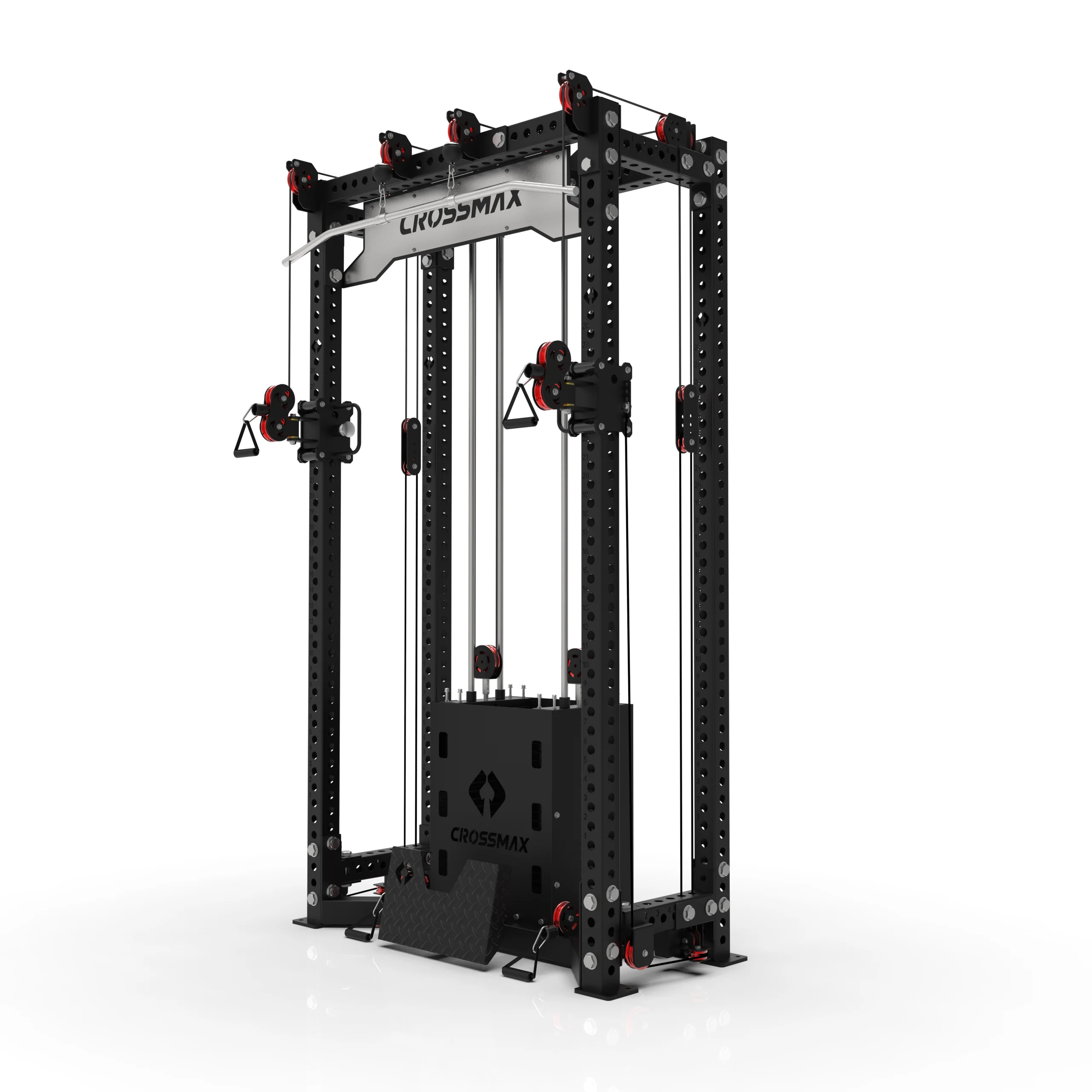 Newest Fitness Functional Trainer Crossover Cable Smith Power Rack Weight Cable Pully System Gym Smith Machine