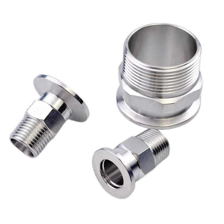 Small Quantity Advanced KF vacuum outer wire connector Male Thread Vacuum Fitting Adapters