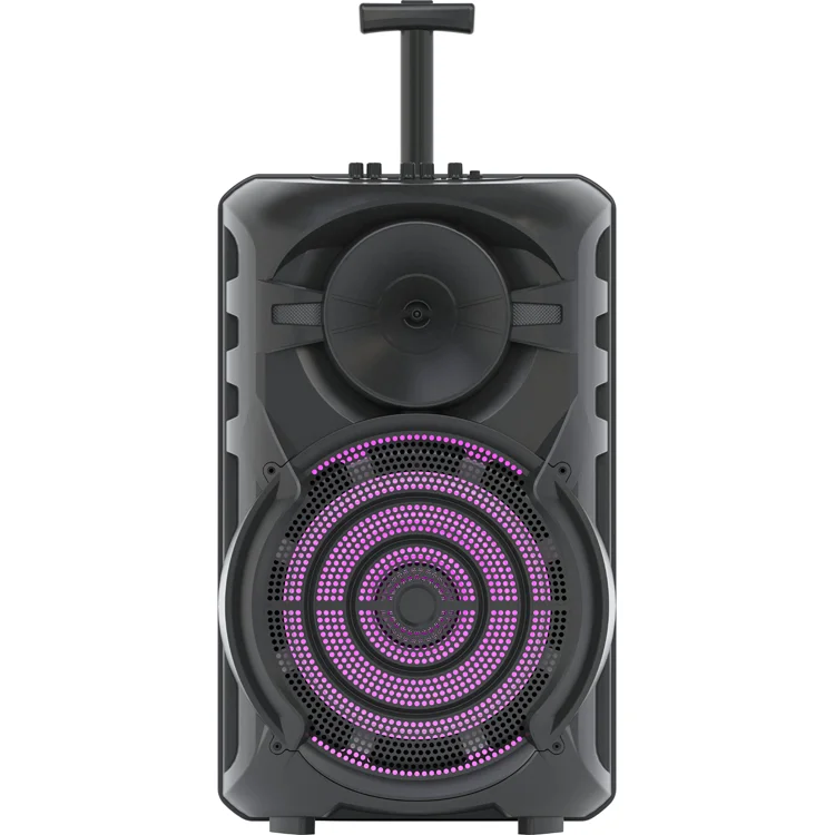 High Durability 15 Inches ZQS15101 Big Tf Fm Aux Usb Speakers Outdoor Party Sound Power With Screen Colorful Lights