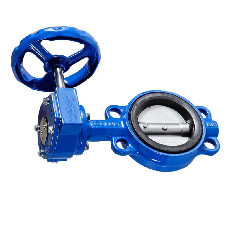 Industrial Butterfly Valve Soft Seal Centerline Wafer Type Cast Steel Butterfly Valve