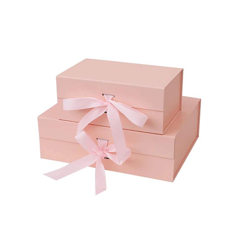 Luxury Small Magnetic Cardboard Case Pink Box Personalised Gift Boxes Packaging Series Printed Boxes Your Gift Paper