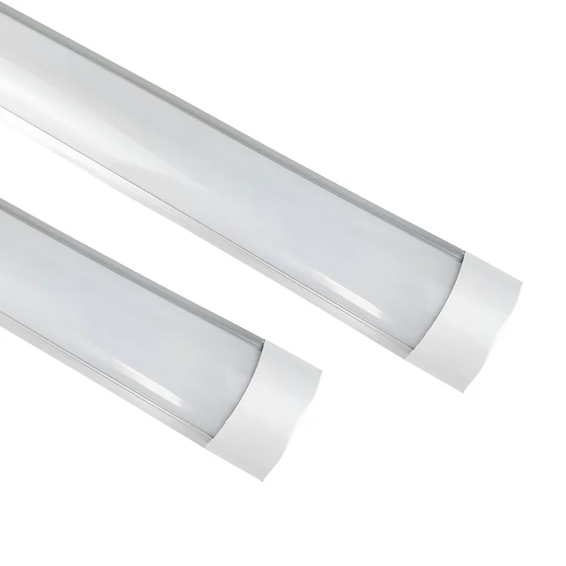 Free sample 12w 24w 36w Led Frame Panel Light aluminum housing PC cover Batten Lamp 36W Tubes SKD Led Batten Light