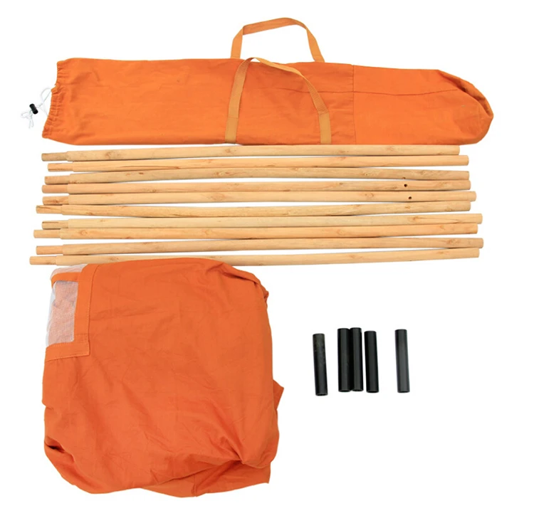 CLM Kids Teepee Tent Children Play Tent Indoor Kids Playhouse Canvas Teepee With Wood Pole