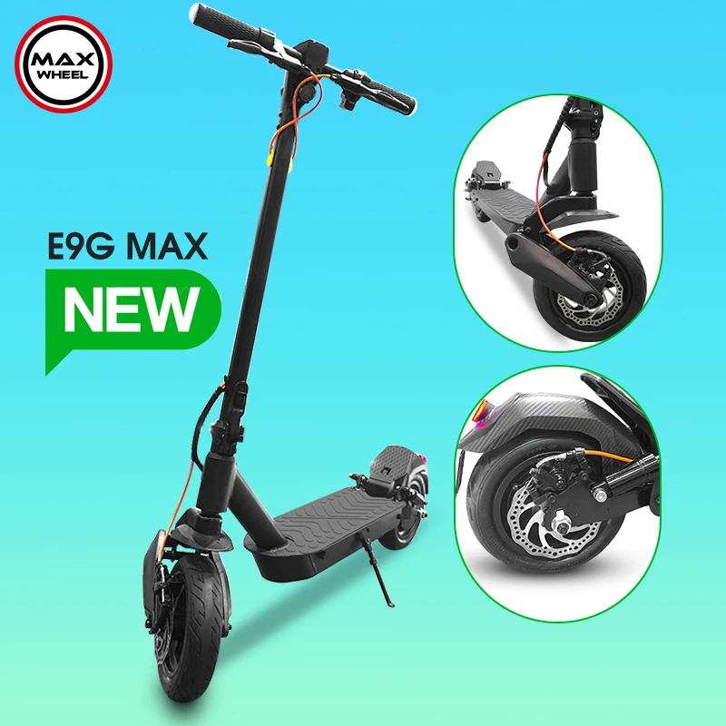 2024 new model 500w powerful motor 48v 13/15ah lithium battery scooter E9GMAX aluminum alloy adult off-road electric scooter