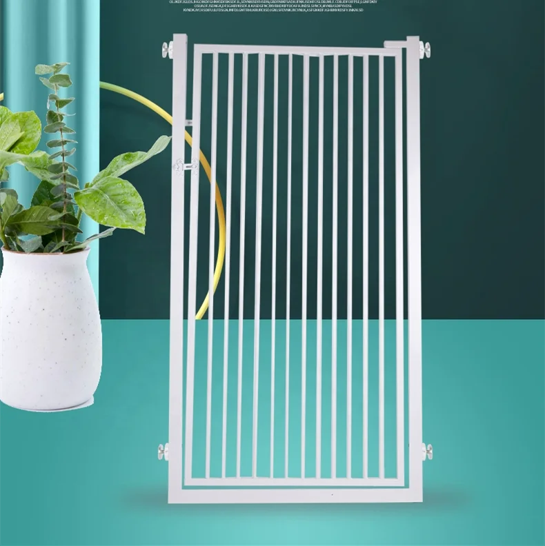safety Gate Expandable Security Door Blasting Metal Stairs Gate Security Fence 73-137 cm Made in China Pets Gate