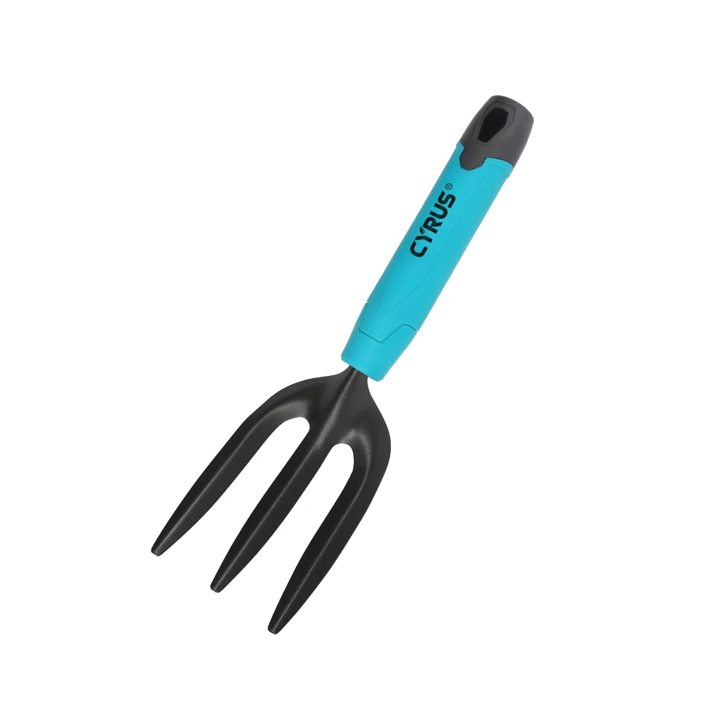 Садовые инструменты для посадки, для прополки, нескользящая ручка, 3 зубца, ручная вилка для сада