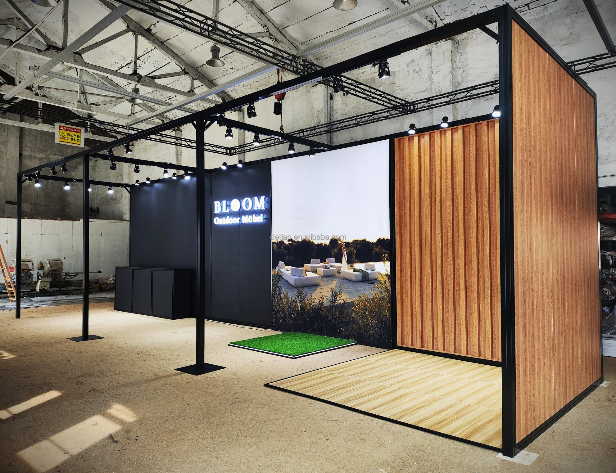 Professional and Attractive Exhibition Shell Scheme Exhibition Panel Exhibition Booth Partition Walls for Trade show and Fairs