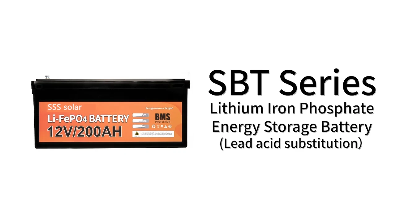 SSS solar Bis Approved High Quality Long Cycle Life Rechargeable 18650 Lifepo4 Battery cell pack 12.8V 200Ah