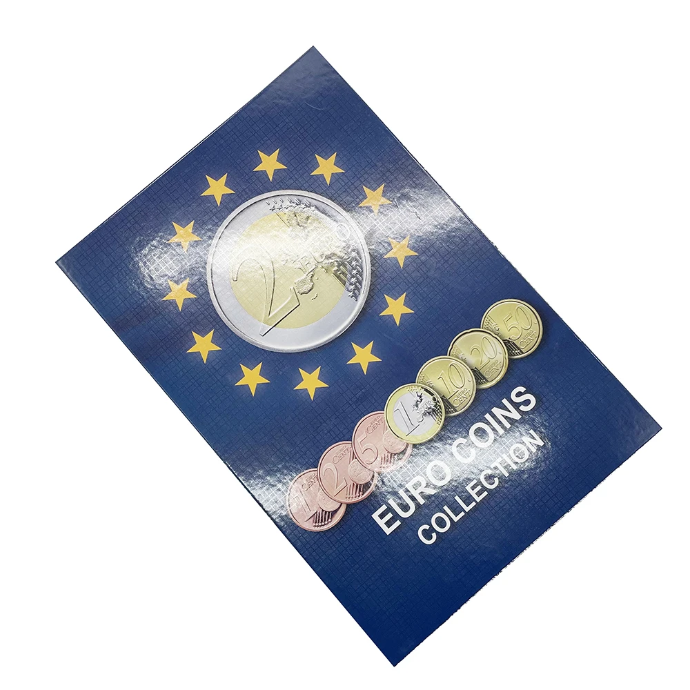2022 EURO  Coin Collecting Album equipped 96 capsule, flags and writing stickers
