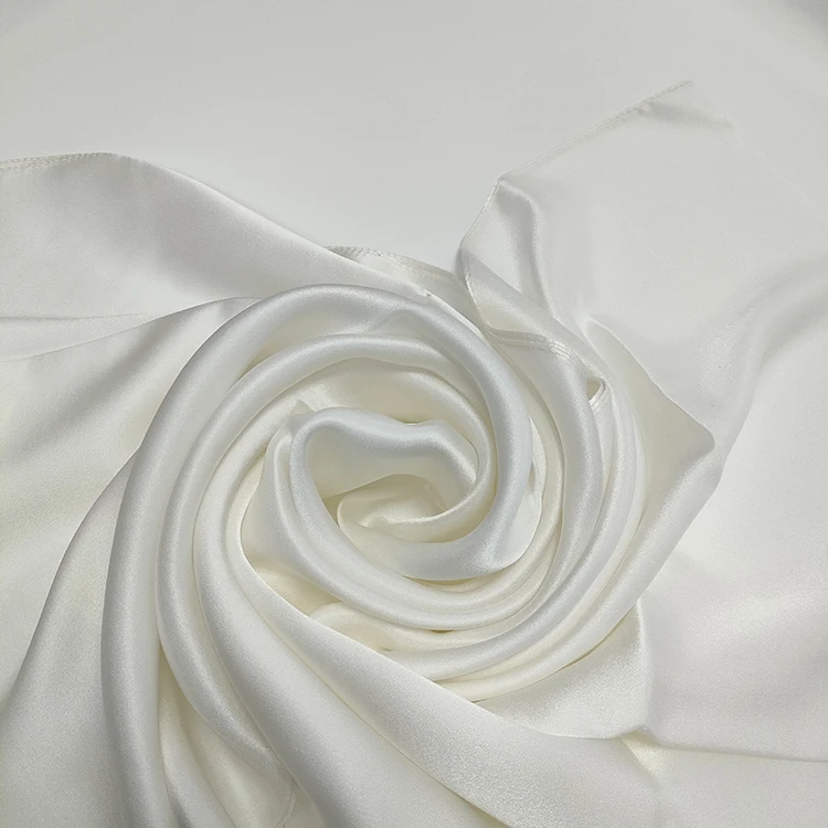 Shiny Silk Scarf Silk Satin Designer Scarf White Silk Scarves For Dyeing