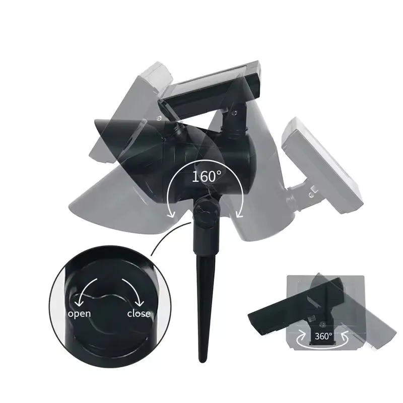 Waterproof Garden LED Lights Landscape Lighting RGB 10W Outdoor Solar Lawn Lamp