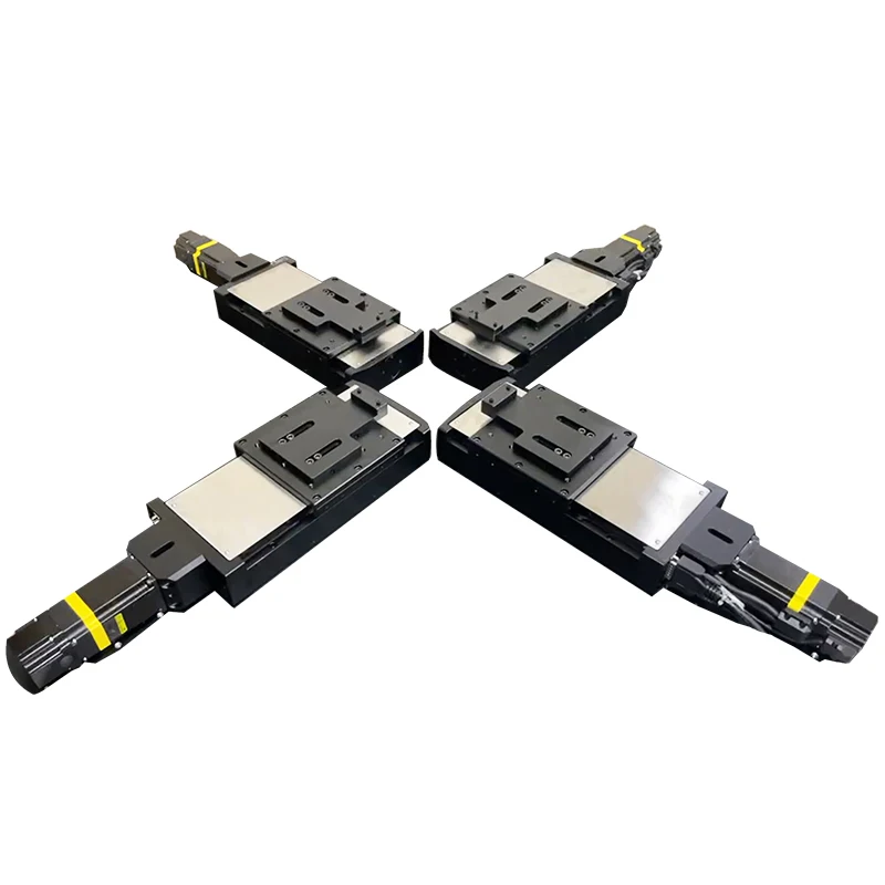 Motorized Four Axis Stretching Linear Stage Optics Slide Displacement Stage