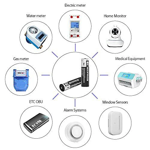 High Energy ER14505 2600mAh 3.6V EEMB PLC Batteries