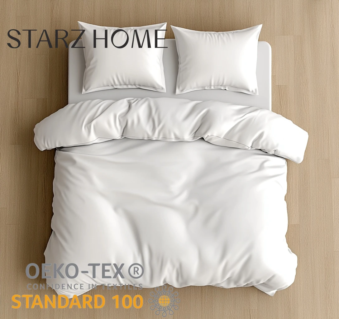 STARZ HOME Bespoke Hotel Bedding: Customizable 5-Star Linen Duvet Cover Set - A Touch of Sofitel Hotel Elegance