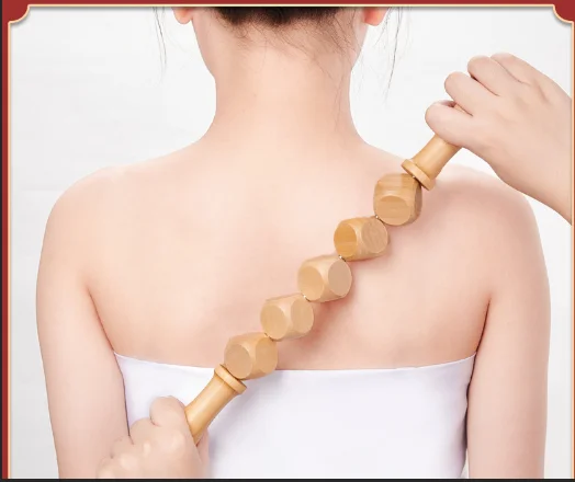 Wholesale Factory Cheap Price Body Healthy Handheld Cellulite Blasters Massager Wood Massage Roller