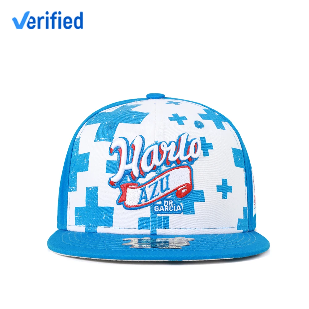 Customized logo hot sale hip hop caps 6 panel street dancing hat ODM OEM Digital transfer printing snapback caps