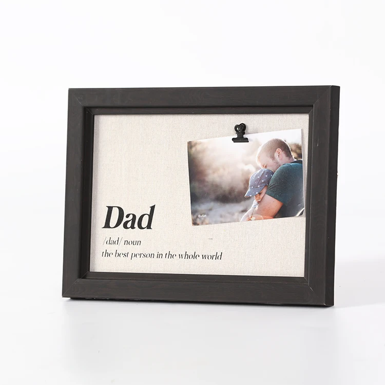 25x35 под заказ слоган деревянный стиль настенная черная доска МДФ коллаж фоторамка