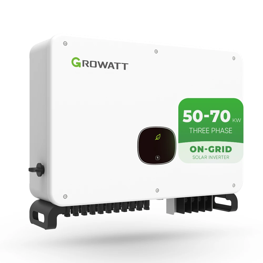 Growatt On Grid Solar Power Inverter 48V 40Kw 50Kw 60Kw 3 Phase Hybrid Gid Tie Inverter With Limiter