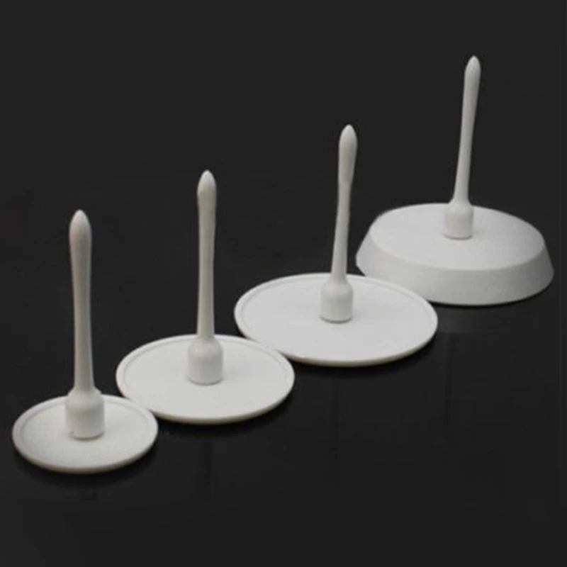 4pcs/set Cake Flower Nails Plastic Piping Nail Plastic Round Shape Cake Decorating Tool Baking Accessories
