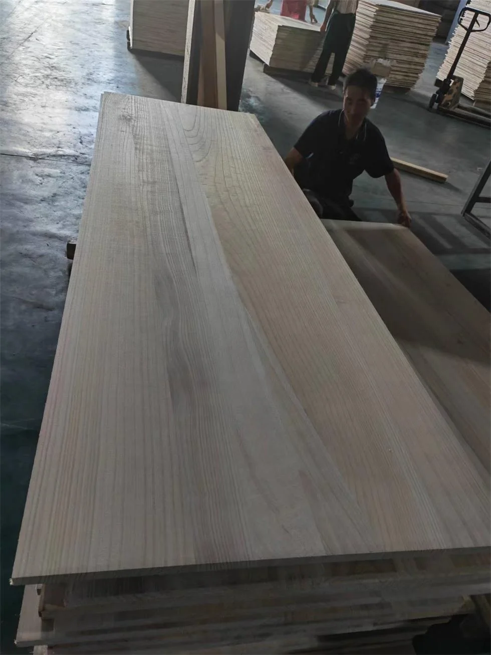 Wood coffin panel materials custom paulownia wood board paulownia wood price m3