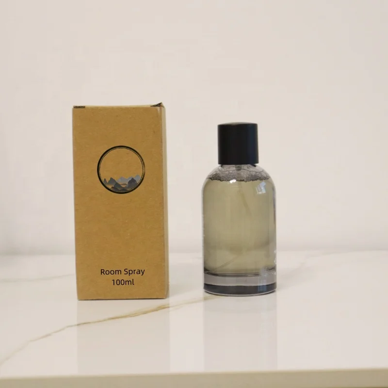 Luxury 200ml Home Fragrance Glass Bottle Cap Air Freshener Room Spray for Cars Home