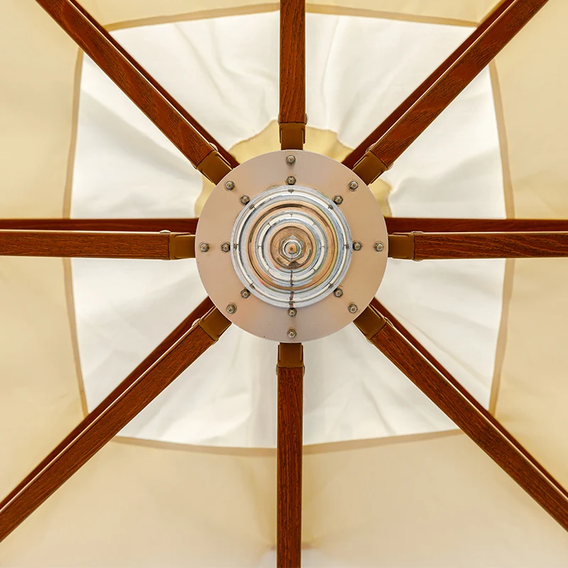 LOGO custom pagoda cantilever 3m square round windproof sun patio outdoor umbrella parasol & marble base