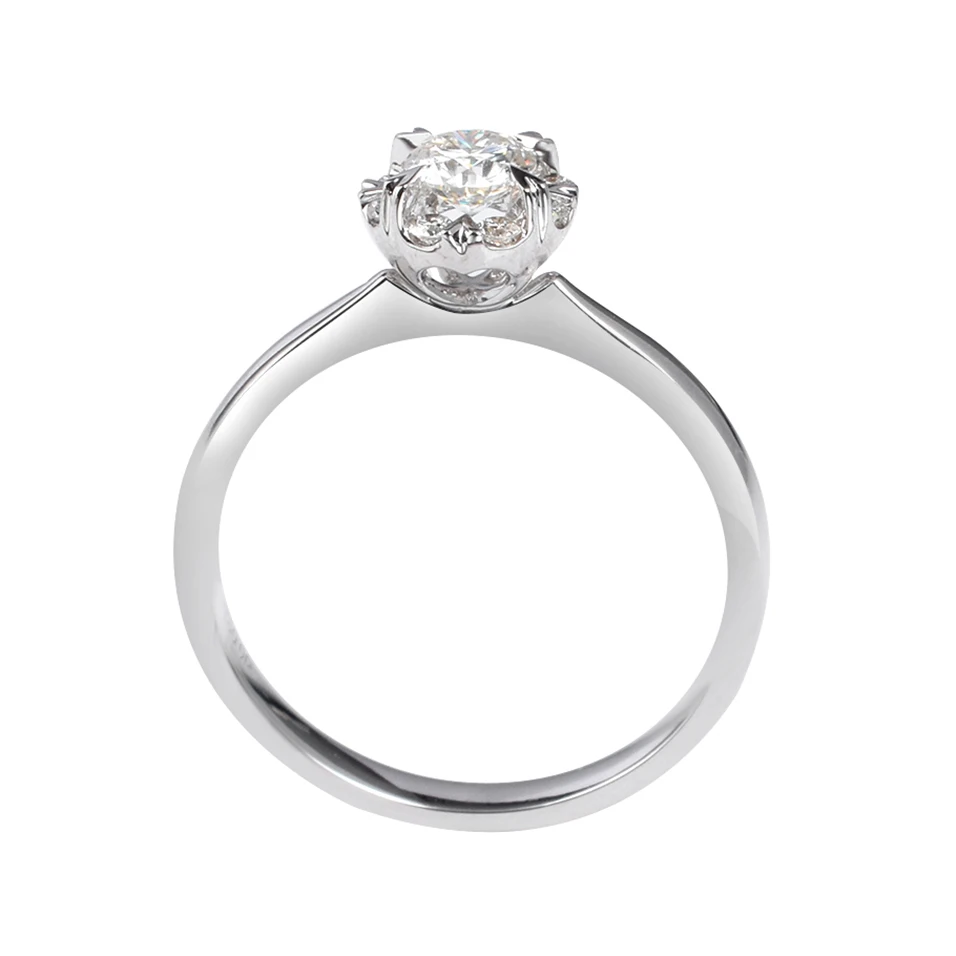 2021 Popular Girls Newest Fashion Jewelry Best Friend Rings 18k White Gold Ring Semi Mount