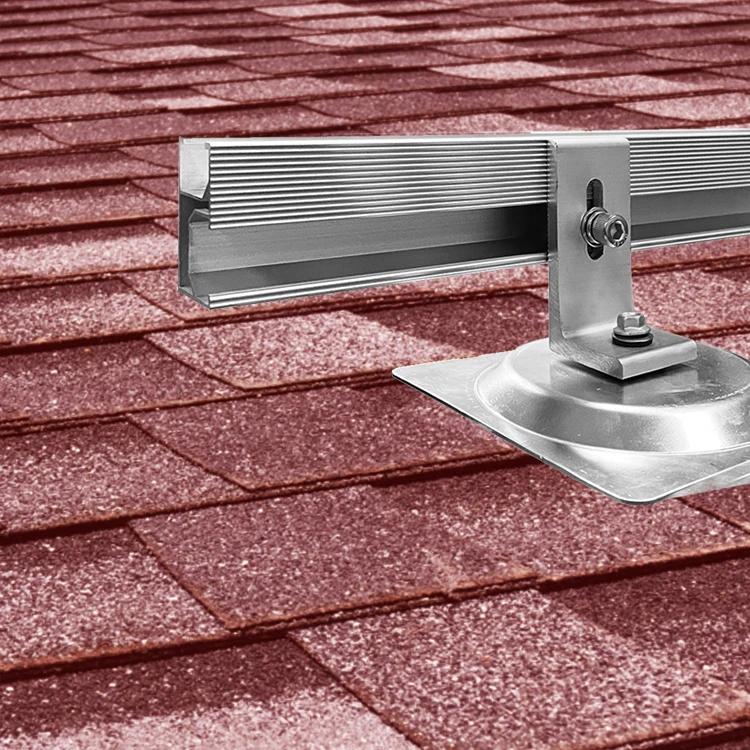 137x137mm asphalt shingle roof tile roof hook flashing solar panels mounting system