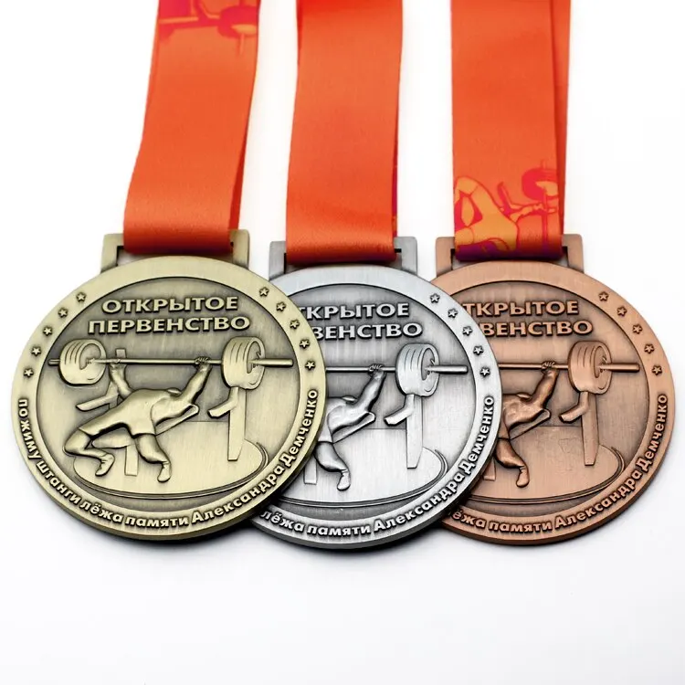 Weightlifting Taekwondo Gymnastics Marathon Running Medal Karate Sports Medal Custom Medals