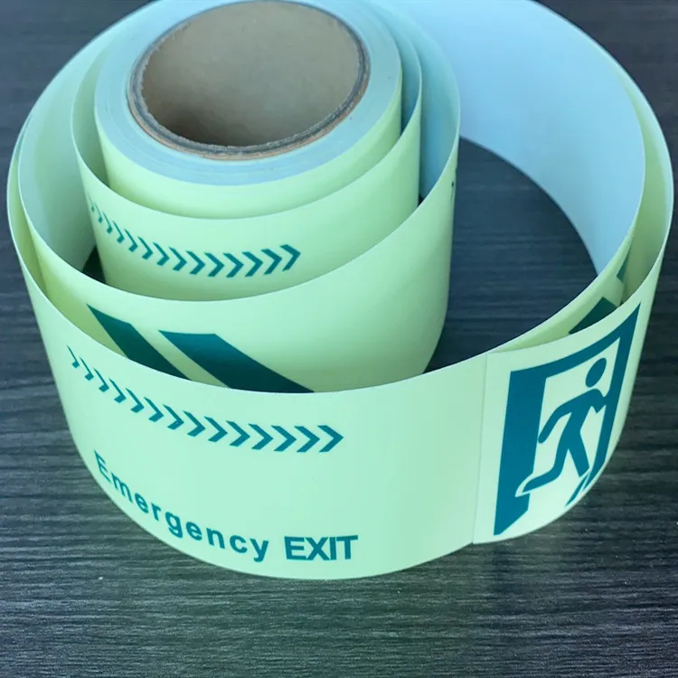 Cheap Factory Price Solvent Luminescent Printable Luminous Glow in the Dark Tape