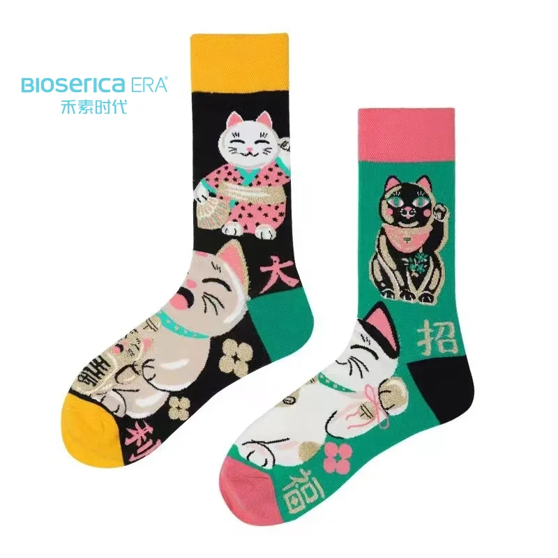 Bioserica Era AB street fashion custom design socks high quality socks custom print custom unisex socks men