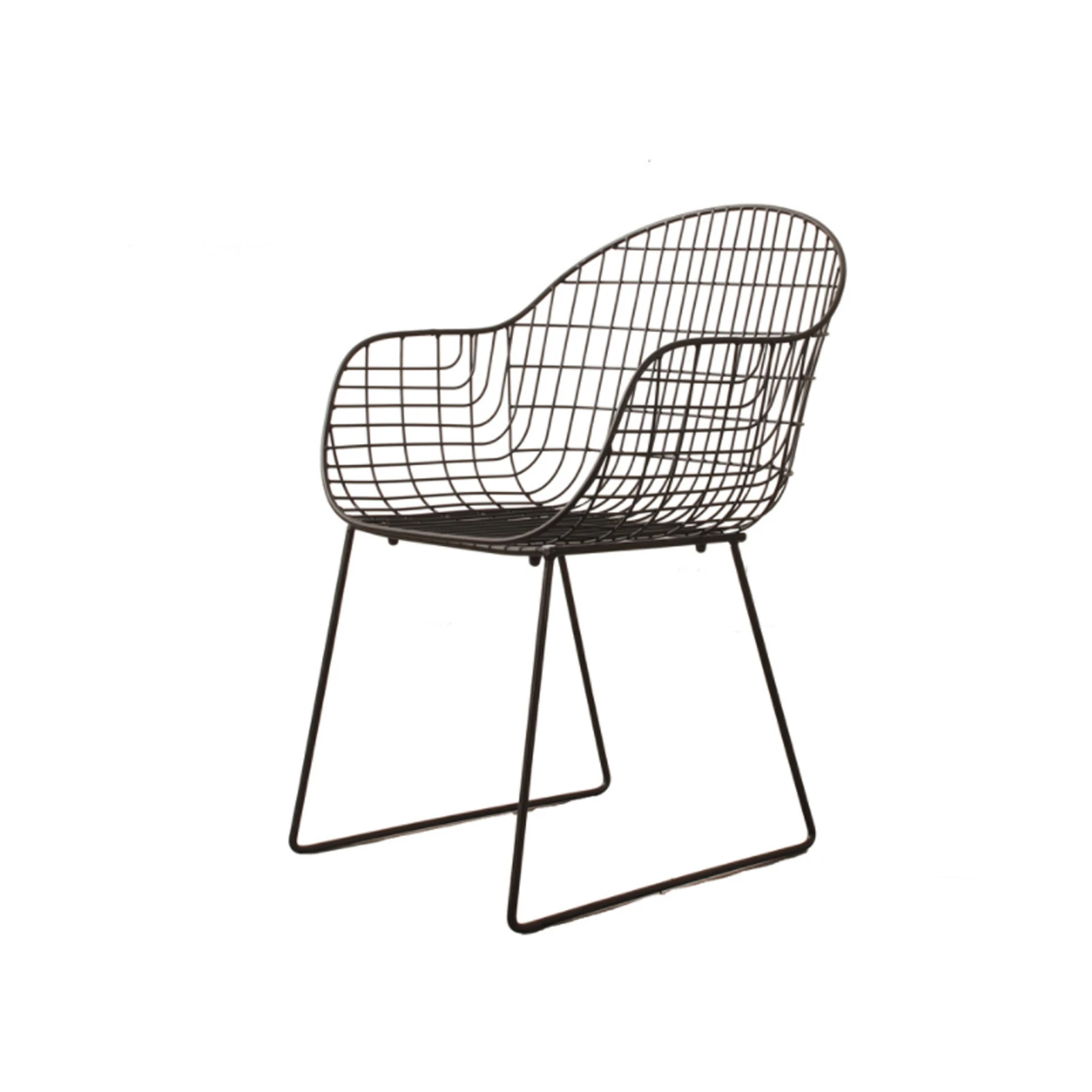 Mid-century Metal Velvet Chair Metal Garden Outdoor Classic Office Frame Cafe Wire Chair Dining Chairs for Kitchen