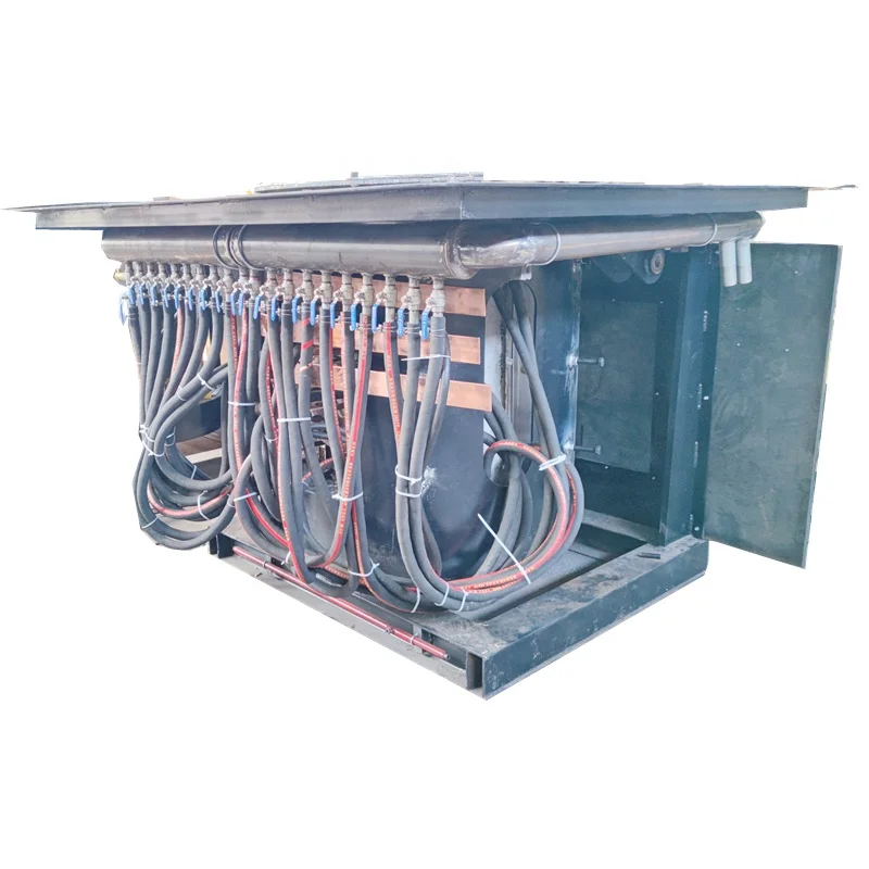 3 tons 2300KW medium frequency electric induction melting furnace steel foundry