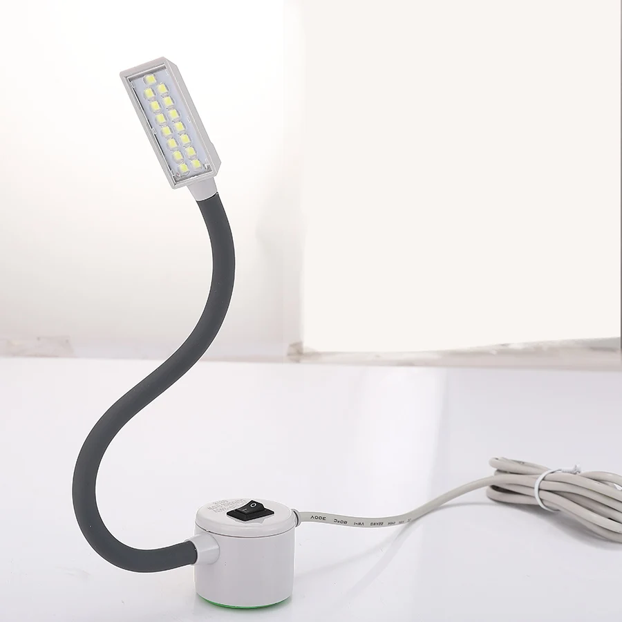 Working light COPPS 15LED Gooseneck Flexible Tube Sewing machine led Light with Magnetic base factory low price