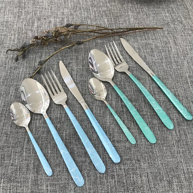 Wholesale wedding Hotel Restaurant Bulk Flatware Spoon And Fork Catering Stainless Steel Cheap Silver Set Of Cutlery