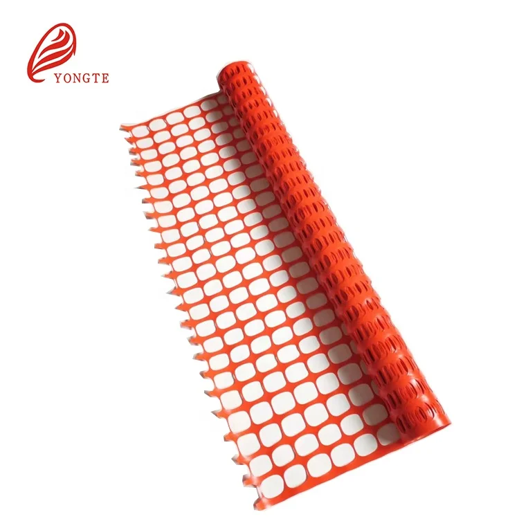 hot sale customized safety barrier mesh plastic orange fence for construction and garden