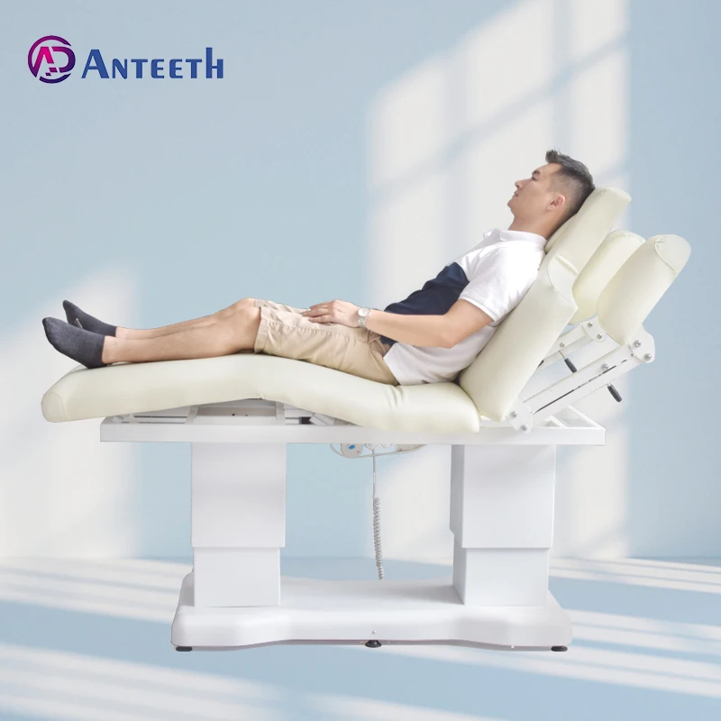Anteeh  Luxury Class A PVC Leather 4 Motor   Massage Tables & Beds Salon  Electric Beauty Bed
