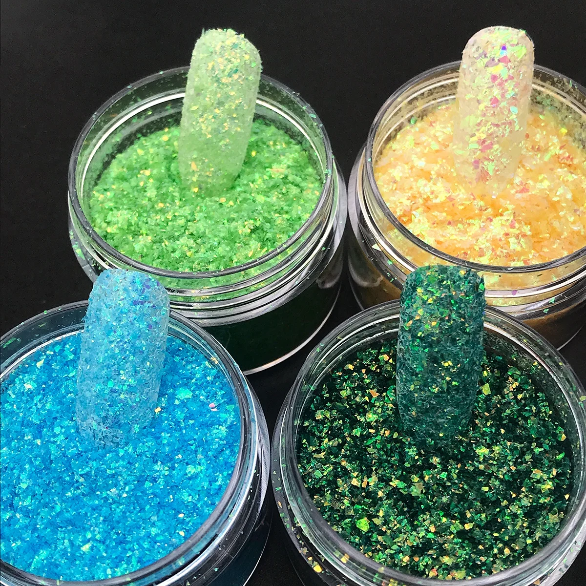 Kingch Professional Glitter Supplier High Sparkle  Nail Decoration Mix Shaped Glitter
