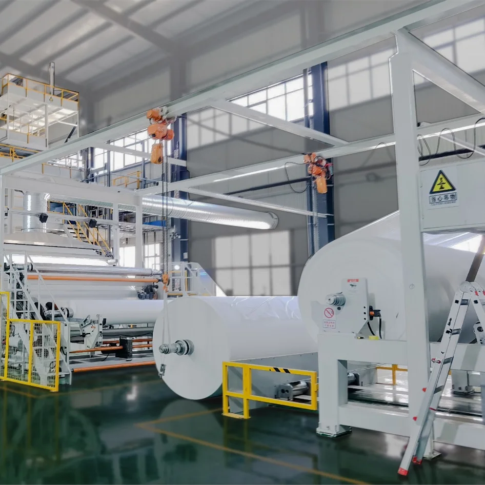 AZX, новая машина для производства нетканого материала, автоматическая машина для производства спанлейса, в наличии