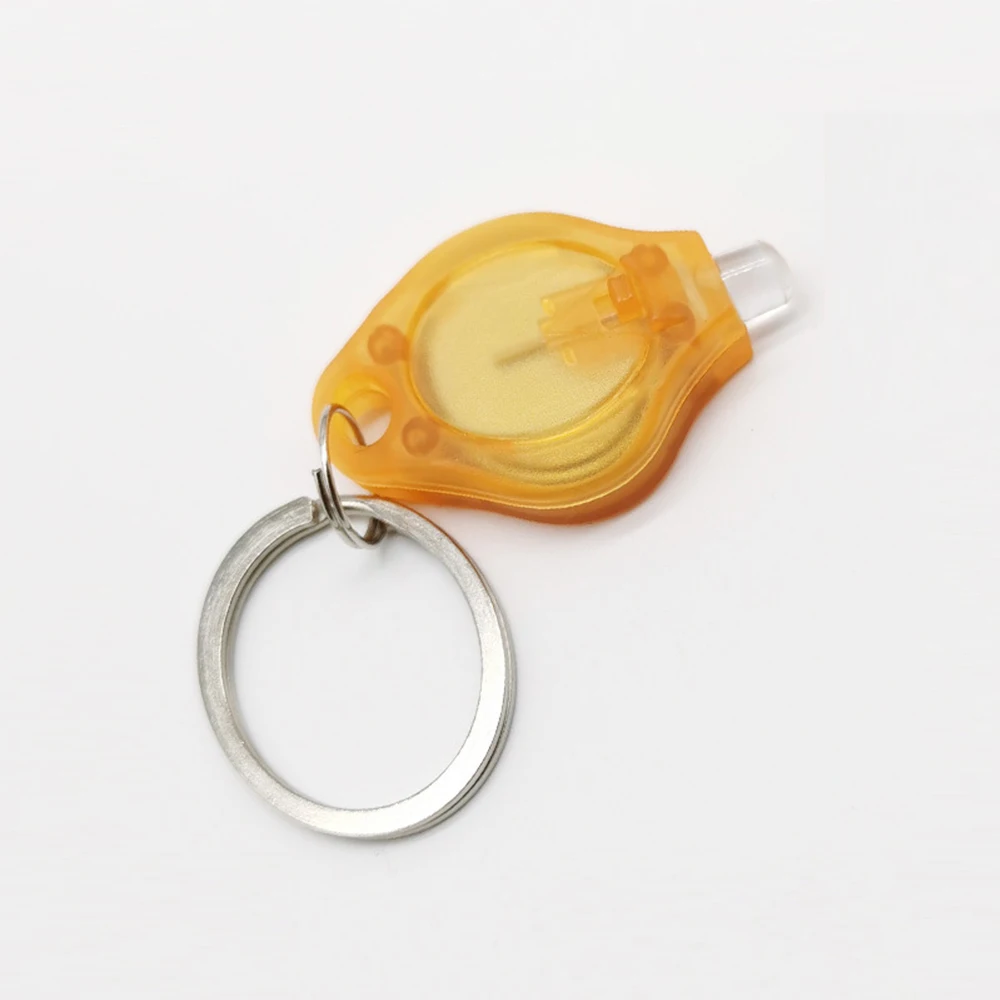 LED Flashlight Portable Electrified Keychain Light mini lock pendant LED flashlight White light Purple light