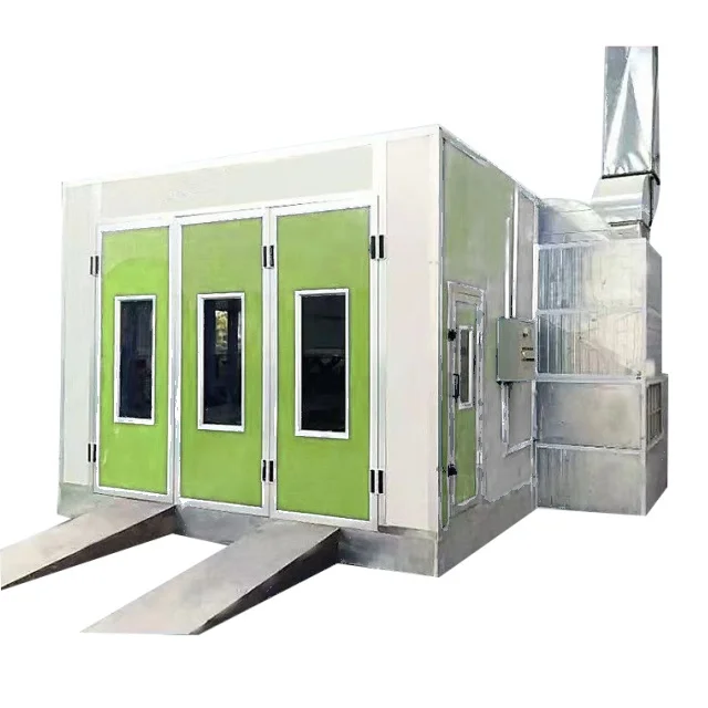 Hot Sale Car Paint Booth Economical Halogen Shortwave Infrared Heating Paint Room Spray Booth