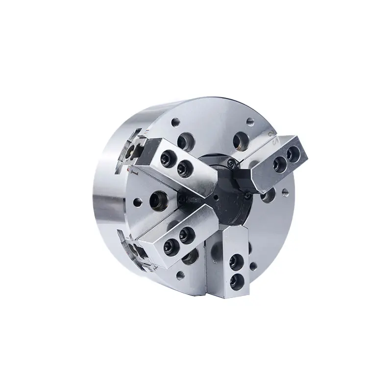 crank type three-jaw mega-long stroke chuck for heavy cutting hydraulic chuck