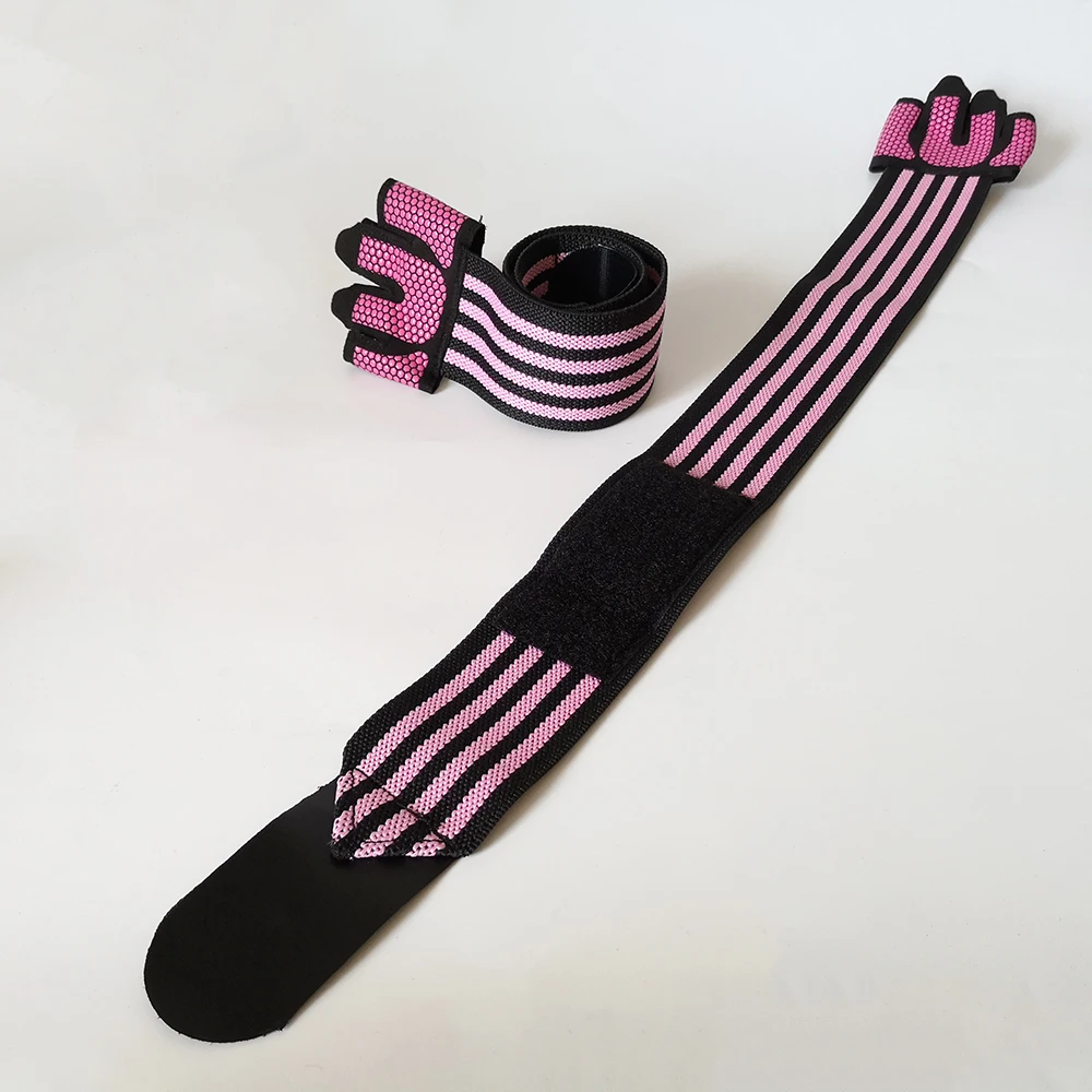 New Style Women Weight Lifting Workout Gloves with Wrist Wrap