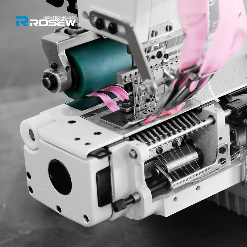 VC008 Cylinder bed direct drive 12 needle single chain stitch tape attaching multi needle sewing machine