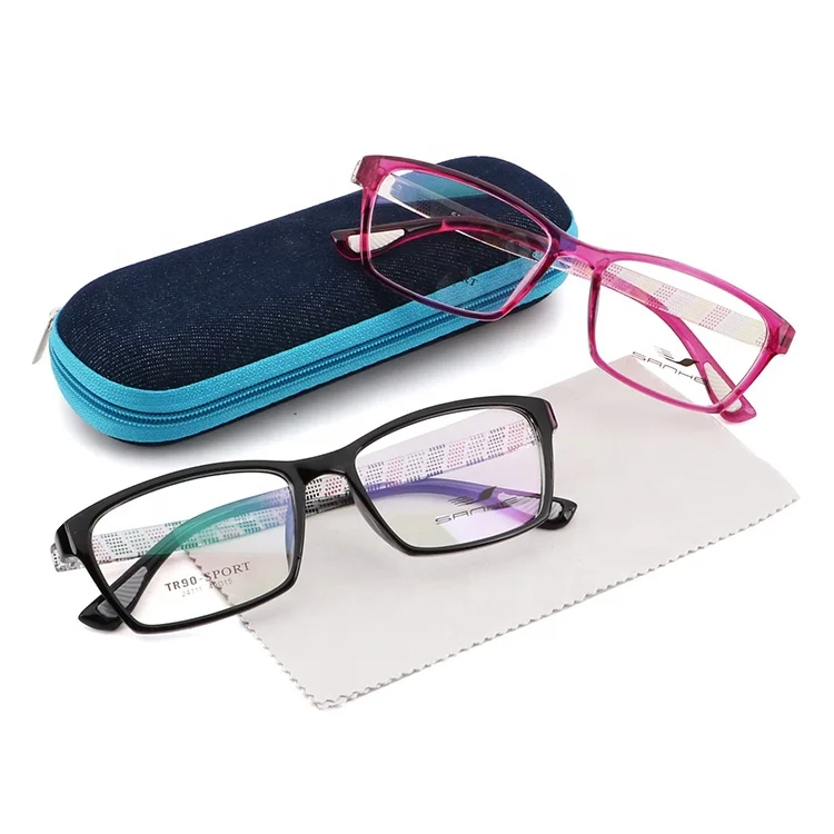 Aochi Latest Design Beautiful Tr90 Kids Optical Frame Glasses Fliexable Spectacles
