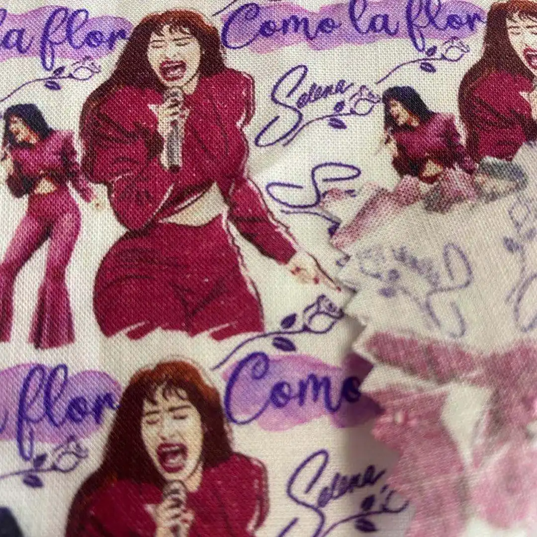 
Wholesale price sales 3068 custom print woven fabric poly rayon spandex 