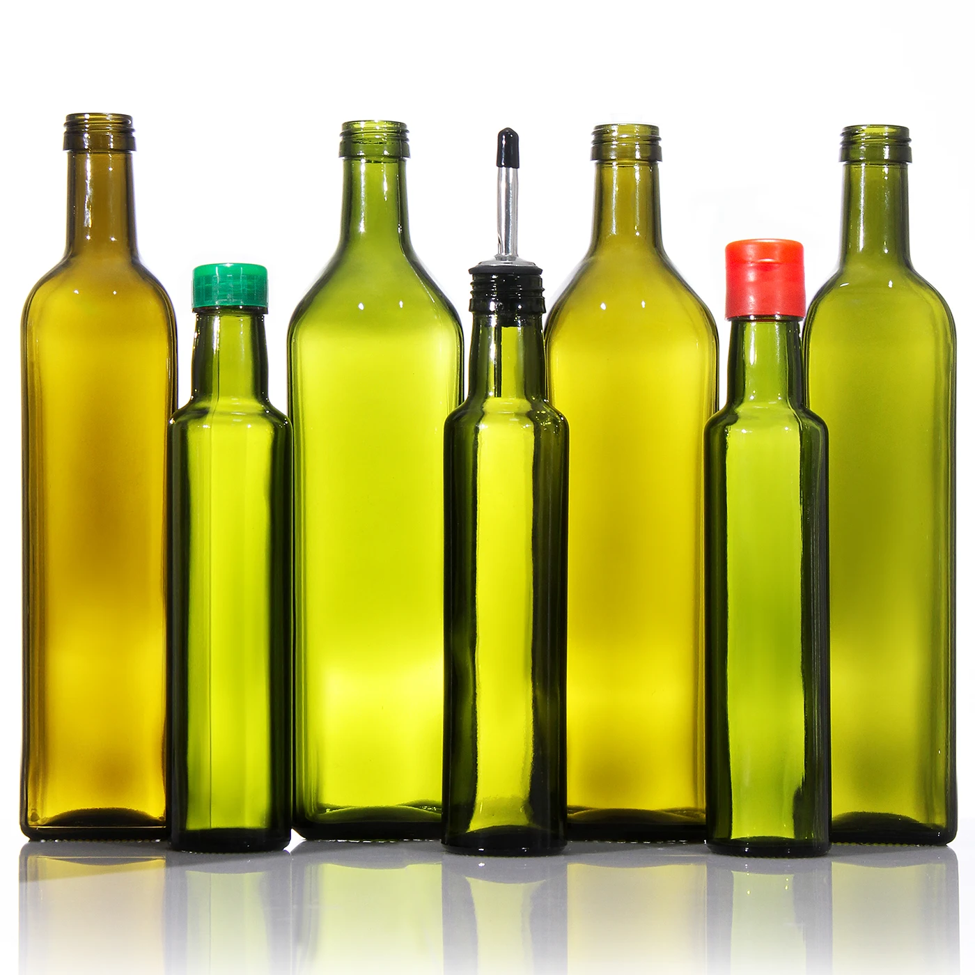 Designed Glass Olive Oil Bottle Home Use Strong Glass Body New 2022 Arrival Olive Oil