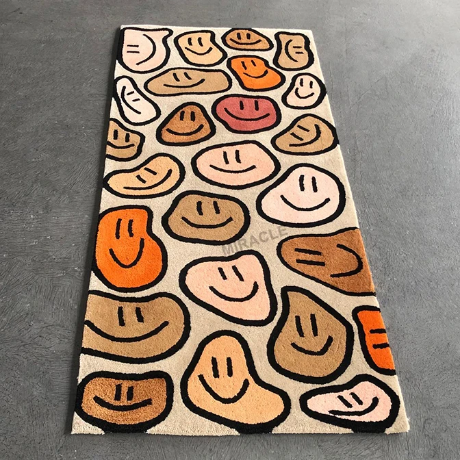 Custom Luxury Designer Wool Hand Tufted Carpet Factory Large Teppich And Area Rugs Carpet For Covering Living Room